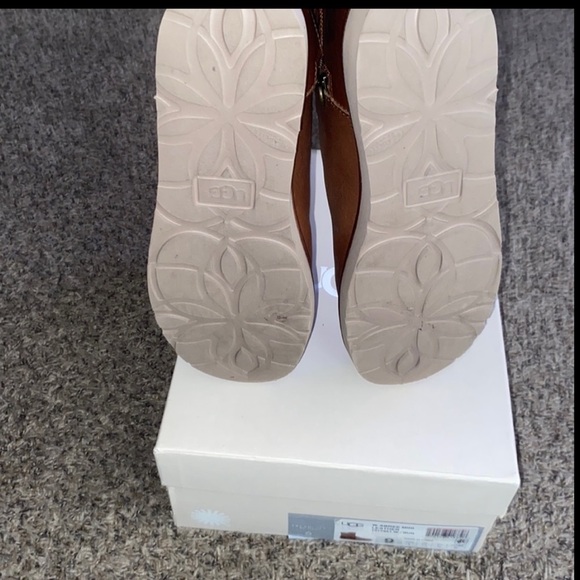 UGG Brown Leather Boots - Picture 6 of 12